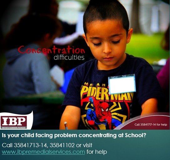 Is Your Child Having Concentration Difficulties