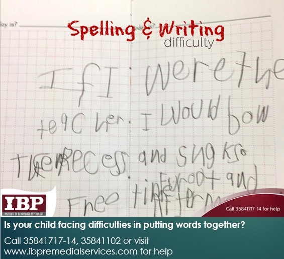 Spelling & Writing Difficulty